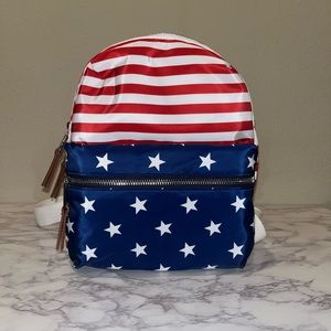 Women’s Mad Love Small American Flag Backpack